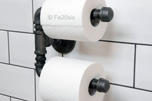 Load image into Gallery viewer, Pipework pipe industrial double toilet roll holder