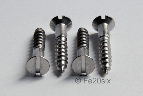 Slotted screws by Fe20six. Complete the Fe20six looks with our specially sourced countersunk screws.