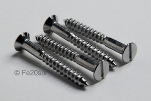 Slotted screws by Fe20six. Complete the Fe20six looks with our specially sourced countersunk screws.